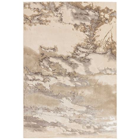 Luna Cloud Metallic Abstract 160x230cm Rug Barker Stonehouse