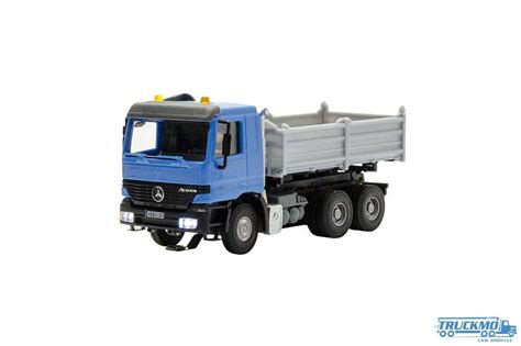 Kibri Mercedes Benz Actros Muldenkipper Blau 8000 TRUCKMO Lkw