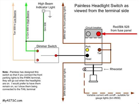 1955 Chevy Headlight Switch Wiring Diagram