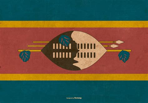 Grunge Flag of Swaziland - Download Free Vector Art, Stock Graphics ...