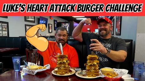 Lukes Breakfast And Burgers Heart Attack Challenge With Randy Santel