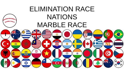 Elimination Race NATIONS Marble Race 060723 YouTube