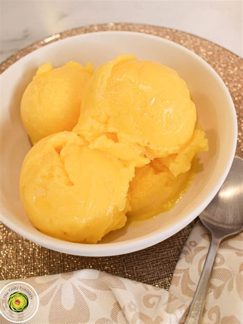 Ninja Creami Peach Sorbet The Tasty Travelers™