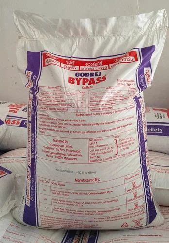 Pellets Godrej Bypass Pellet Feed Packaging Type PP Bags 50kg At Rs