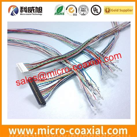 Custom I PEX 20682 050E 02 Micro Coax Cable Assembly I PEX 20777 030T