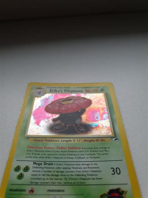 Pokémon karty ERIKA S VILEPLUME HOLO VZÁCNÁ GYM HEROES ORIGINÁL Aukro