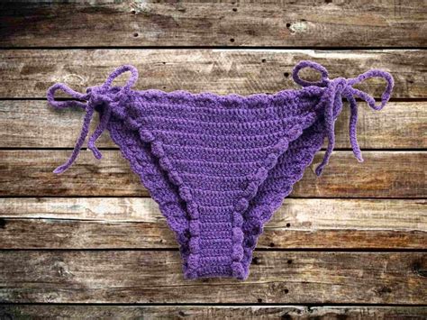 Quick And Easy Crochet String Bikini Bottom Free Pattern Video