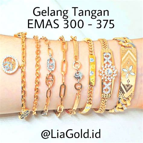 Jual Gelang Tangan Emas Asli Kadar Toko Mas Lia Gold Bekasi