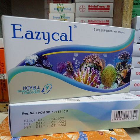 Jual Eazycal Suplemen Ibu Hamil Box Tablet Shopee Indonesia