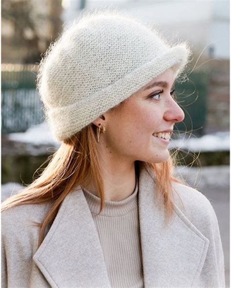 Bonnet Femme En Laine Alpaga Mohair Et Soie Carole Laines Divine