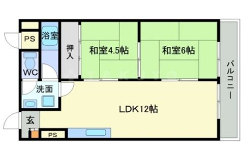 チサンマンション第1江坂 102号室江坂駅1階2ldkの賃貸物件賃貸マンション【ハウスコム】