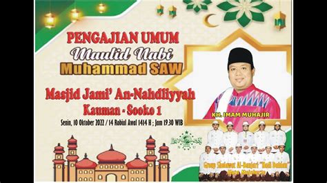 LIVE Pengajian Umum Maulid Nabi Muhammad SAW Di Masjid An