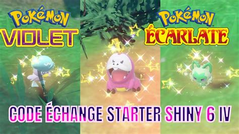 Code Change Avoir Poussacha Chochofille Coiffeton Shiny Iv