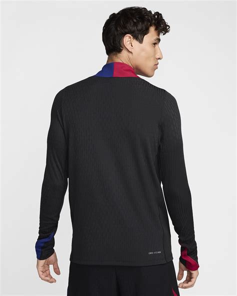 Haut D Entra Nement De Foot En Maille Nike Dri Fit Adv Fc Barcelona