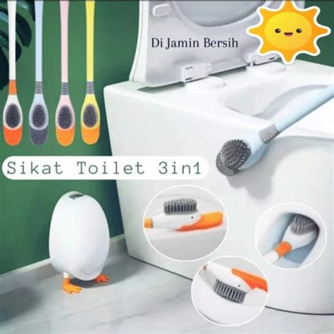 Jual Sikat Toilet WC Bebek Duck Silikon Alat Kebersihan Kamar Mandi