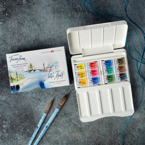 White Nights Watercolor Set Of Full Pans Fine Art Material