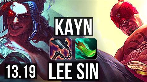 KAYN Vs LEE SIN JNG 10 0 10 66 Winrate Legendary NA Diamond