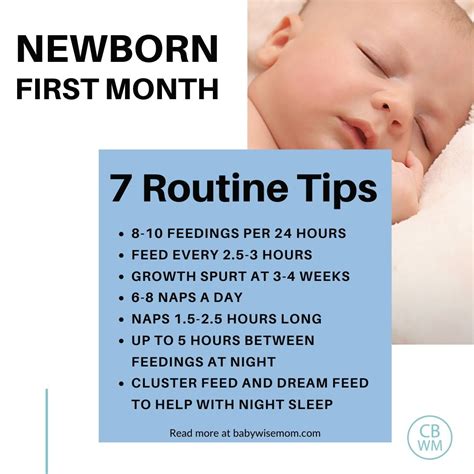 Sample Newborn Schedules