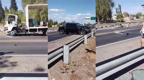 Accidente En Ruta Un Cami N Y Una Camioneta Colisionaron En Santa