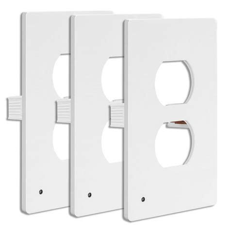 Reviews For TOPGREENER 1 Gang Screwless Duplex Wall Plate With