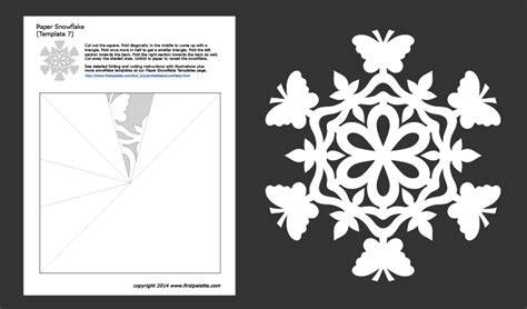 Paper Snowflake Templates Free Printable Templates Coloring Pages