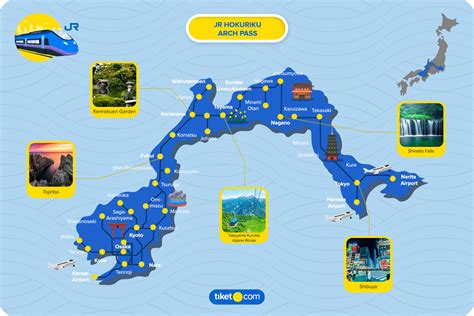 Jr Pass Hokuriku Arch 7 Hari Diskon 50 Harga Tiket Masuk