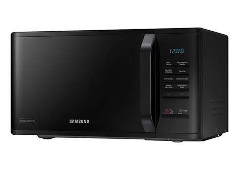 Ripley SAMSUNG MICROONDAS NEGRO CON ESMALTE CERÁMICO 23L MS23K3514AKZS