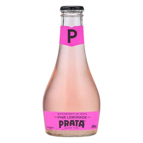 Refrigerante Pink Lemonade Prata Garrafa 200ml Zona Sul