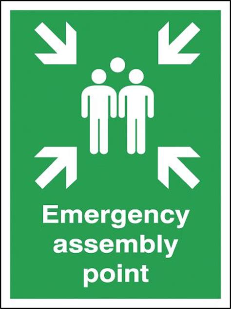 Emergency Assembly Point Aluminium