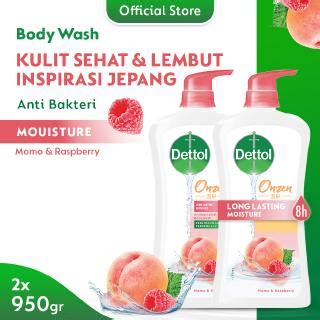 Jual Dettol Body Wash Sabun Mandi Onzen Momo Raspberry 2 X 950 Gr