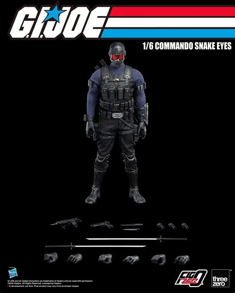 Threezero Unveils New G I Joe Figzero Commando Snake Eyes