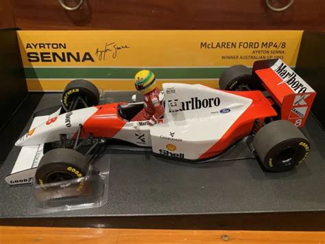 F1 AYRTON SENNA 1993 EUROPEAN GP MINICHAMPS McLAREN FORD MP4 8 1 18 NEW