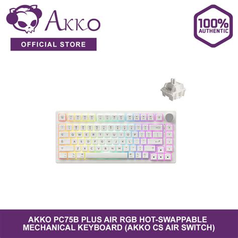 Akko Pc B Plus Air Rgb Hot Swappable Mechanical Keyboard Akko Cs Air Switch Lazada Ph