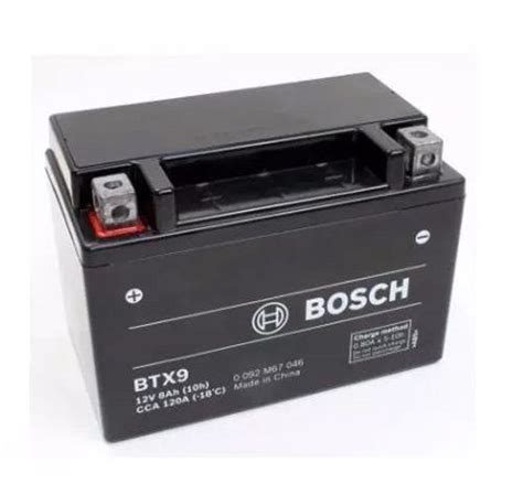 Baterias Motos Bosch Btx9 Ytx9 Bs 12v 8ah Honda VZH Van Zandweghe Hnos