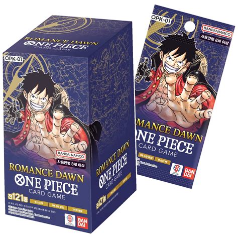 BANDAI HOBBY One Piece Korean Booster Box OPK-01, 24 Packs - Walmart.com