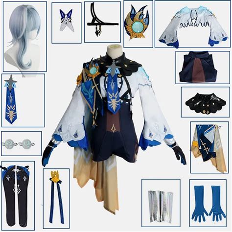 Jual Preorder Eula Cosplay Costume Game Suit Uniform Cosplay Genshin