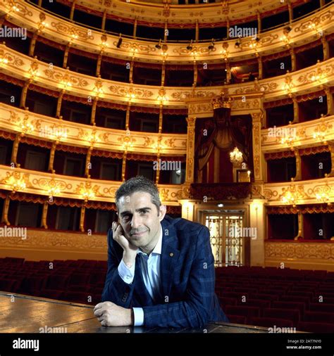 Parma Mayor Federico Pizzarotti Portrait In Teatro Regio Photo Sandro