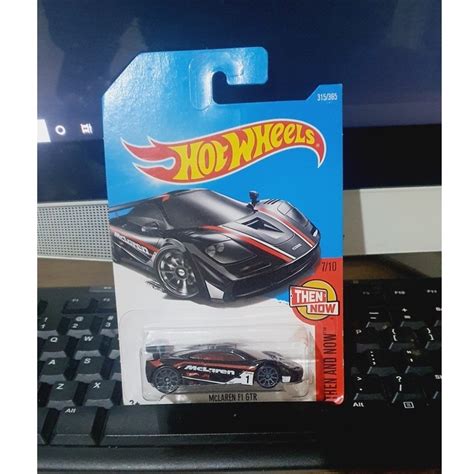 Jual Hot Wheels Mclaren F Gtr Hitam Shopee Indonesia