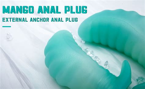 Amazon Silicone Anal Plug Mango Shaped YYORT Butt Plug Soft Anal Sex Toy Prostate Massager
