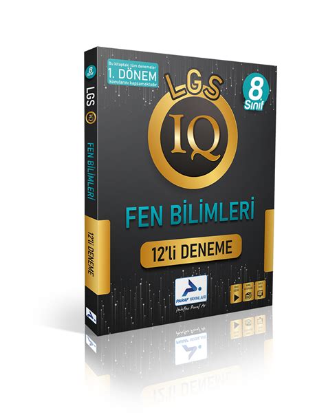 LGS IQ Fen Bilimleri 12 Deneme 2023 8 SINIF Yayınlar