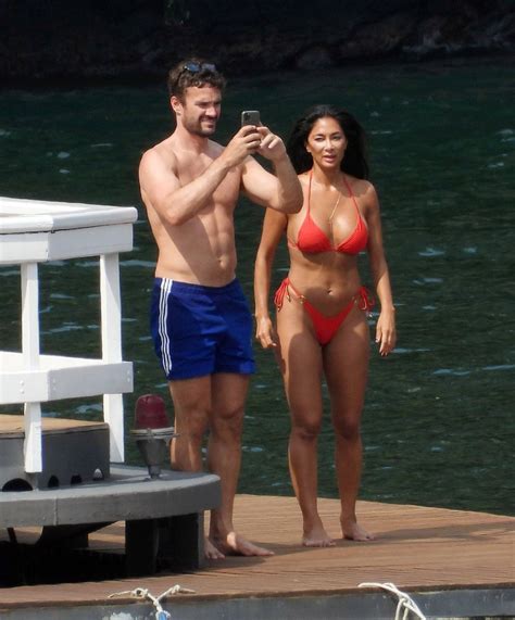 Nicole Scherzinger Seen In Red Bikini In Italy Gotceleb