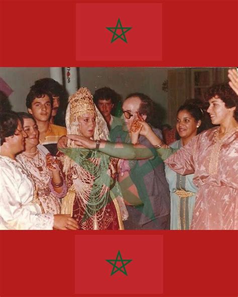 A Wedding In Oujda 1990s The Bride Is Wearing The Chedda Of Oujda Or