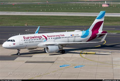 D AEWM Eurowings Airbus A320 214 WL Photo By Michael Baumert ID