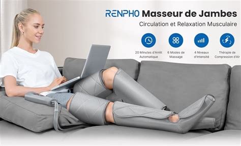 Prime Days Appareil De Massage Des Jambes Renpho