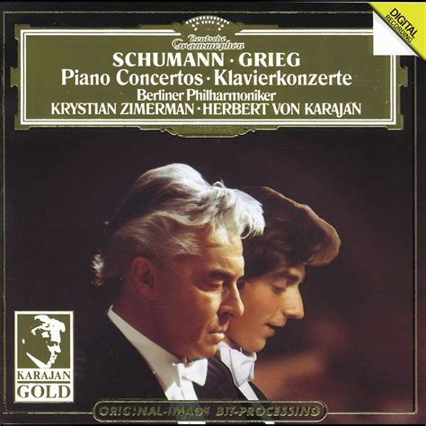 Schumann Grieg Piano Concertos Album By Berlin Philharmonic