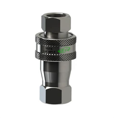 Stainless Steel Double Check QRC Quick Release Coupling For Structure