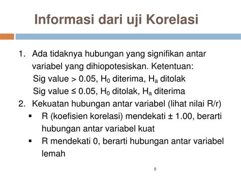 Ppt Analisa Bivariat Korelasi Dan Regresi Powerpoint Presentation