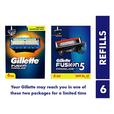 Buy Gillette Shaving Cartridges Fusion Proglide Online At Best Price