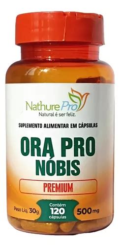 Ora Pro Nóbis 120 Cápsulas 500mg Parcelamento sem juros