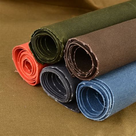 Waxed Canvas Fabric 16 Oz Hand Waxed Cotton Canvas Fabric Etsy